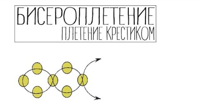 Бисероплетение для начинающих - плетем крестиком