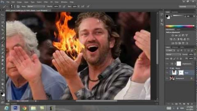 Эффект пламени в Photoshop 