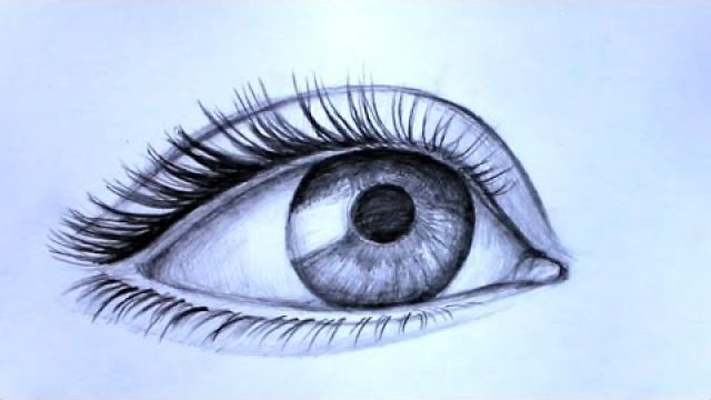 Как нарисовать реалистичный глаз карандашом