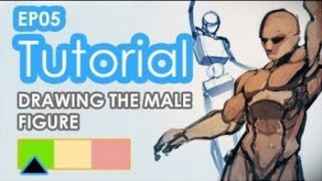 Рисование персонажей | Как рисовать мужскую фигуру
