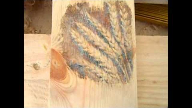 Перенос картинки с бумаги на деревянную поверхность