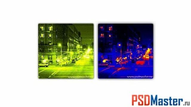 Эффект прибора теплового и ночного видения в фотошопе