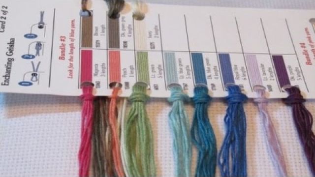 Вышивка: как организовать нитки в наборах 