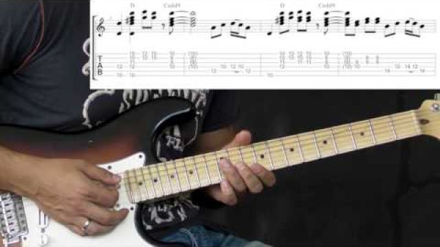 Jimi Hendrix - Fire - урок рок гитары с табами